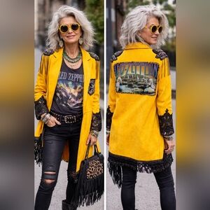 Custom Made Led Zeppelin Duster Jacket